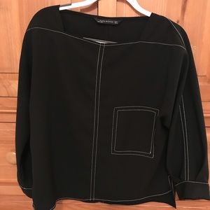 Black Zara top